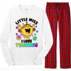 Cute Little Miss I Love Teaching Long Sleeve Pajama Set