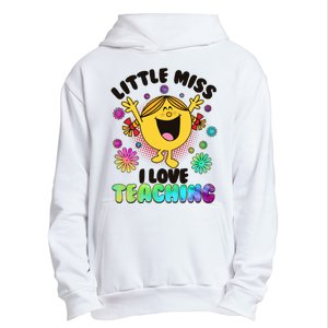 Cute Little Miss I Love Teaching Urban Pullover Hoodie