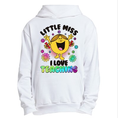 Cute Little Miss I Love Teaching Urban Pullover Hoodie