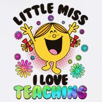 Cute Little Miss I Love Teaching Premium T-Shirt