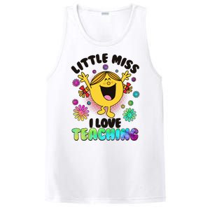 Cute Little Miss I Love Teaching PosiCharge Competitor Tank