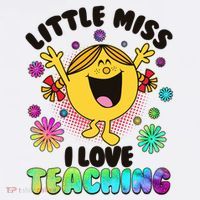 Cute Little Miss I Love Teaching Trucker Hat