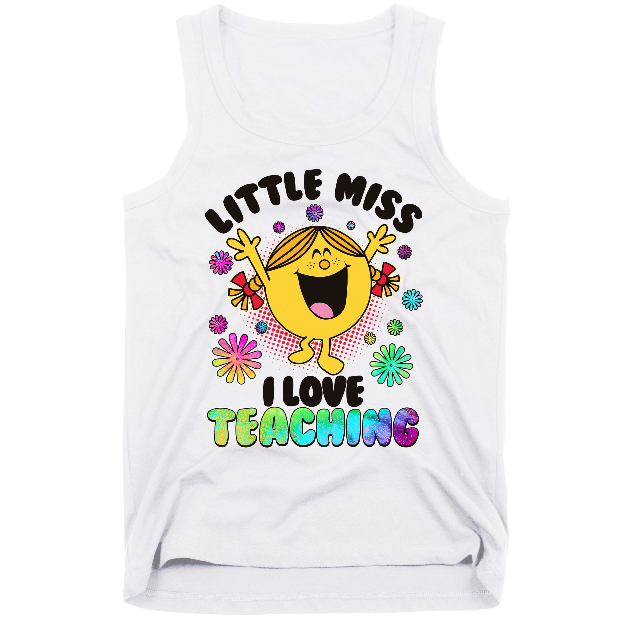 Cute Little Miss I Love Teaching Tank Top