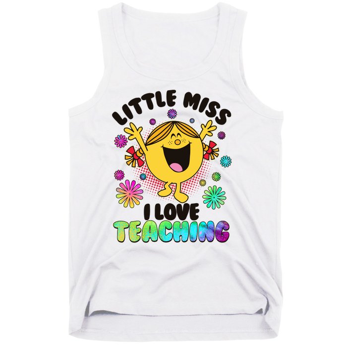 Cute Little Miss I Love Teaching Tank Top