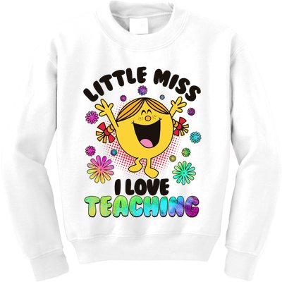 Cute Little Miss I Love Teaching Kids Sweatshirt