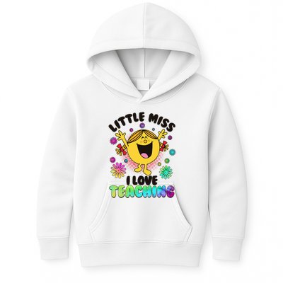 Cute Little Miss I Love Teaching Kids Hoodie