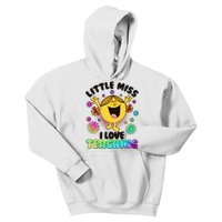 Cute Little Miss I Love Teaching Kids Hoodie