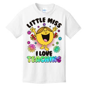 Cute Little Miss I Love Teaching Kids T-Shirt