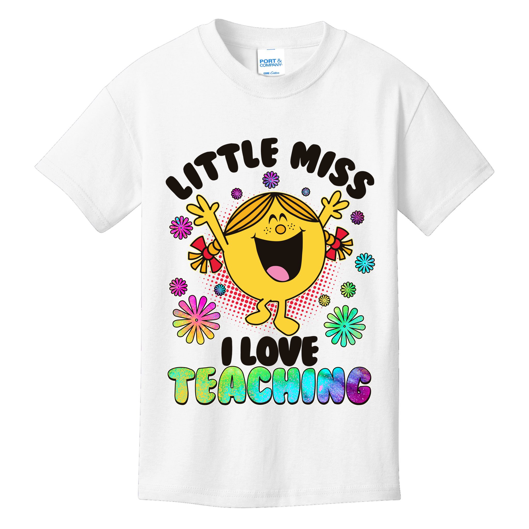 Cute Little Miss I Love Teaching Kids T-Shirt