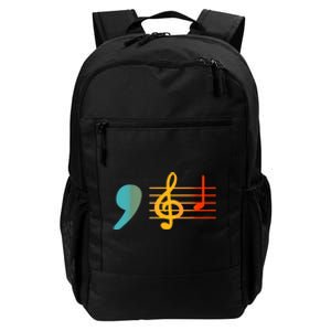 Comma La Music Notes Kamala Harris Music Teacher Elections Daily Commute Backpack