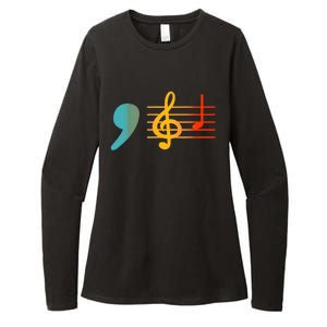 Comma La Music Notes Kamala Harris Music Teacher Elections Womens CVC Long Sleeve Shirt