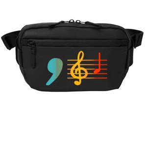 Comma La Music Notes Kamala Harris Music Teacher Elections Crossbody Pack