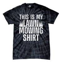 Cool Lawn Mowing Groundskeeper Care Landscaper Tie-Dye T-Shirt