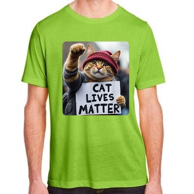 Cat Lives Matter Trump Make Pets Safe Donald Trump 2024 Cats Gift Adult ChromaSoft Performance T-Shirt