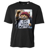 Cat Lives Matter Trump Make Pets Safe Donald Trump 2024 Cats Gift Cooling Performance Crew T-Shirt