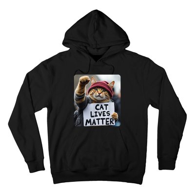 Cat Lives Matter Trump Make Pets Safe Donald Trump 2024 Cats Gift Hoodie