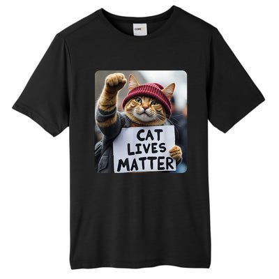 Cat Lives Matter Trump Make Pets Safe Donald Trump 2024 Cats Gift Tall Fusion ChromaSoft Performance T-Shirt