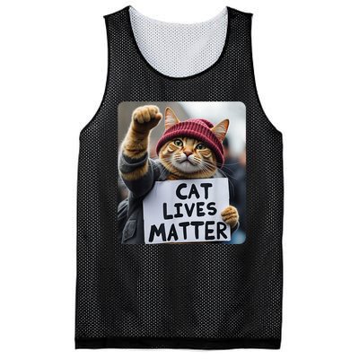 Cat Lives Matter Trump Make Pets Safe Donald Trump 2024 Cats Gift Mesh Reversible Basketball Jersey Tank