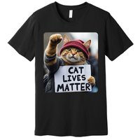 Cat Lives Matter Trump Make Pets Safe Donald Trump 2024 Cats Gift Premium T-Shirt