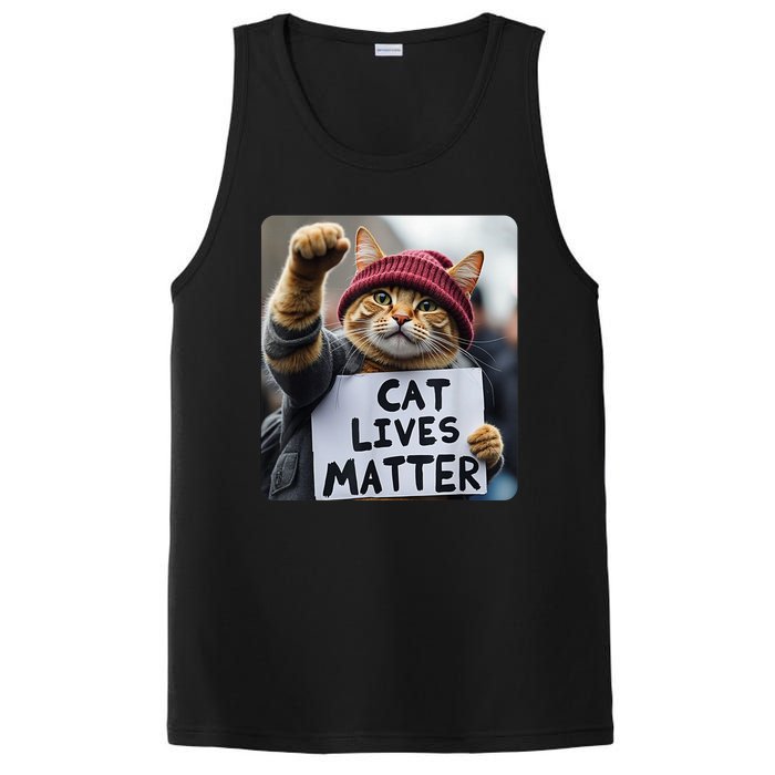 Cat Lives Matter Trump Make Pets Safe Donald Trump 2024 Cats Gift PosiCharge Competitor Tank