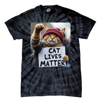 Cat Lives Matter Trump Make Pets Safe Donald Trump 2024 Cats Gift Tie-Dye T-Shirt