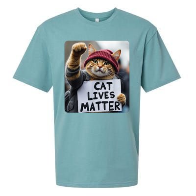 Cat Lives Matter Trump Make Pets Safe Donald Trump 2024 Cats Gift Sueded Cloud Jersey T-Shirt