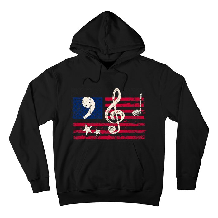 Comma La Music Notes Music Teacher Elections Kamala Harris Hoodie