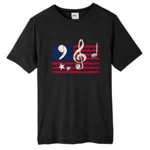 Comma La Music Notes Music Teacher Elections Kamala Harris Tall Fusion ChromaSoft Performance T-Shirt