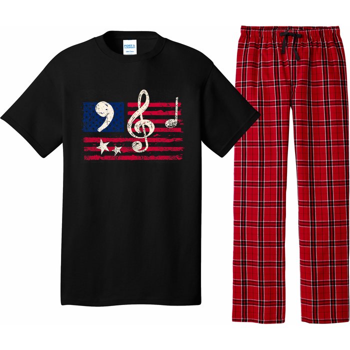 Comma La Music Notes Music Teacher Elections Kamala Harris Pajama Set