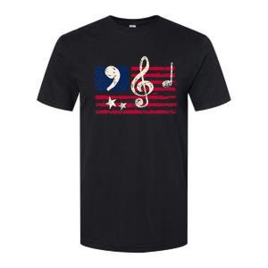 Comma La Music Notes Music Teacher Elections Kamala Harris Softstyle CVC T-Shirt