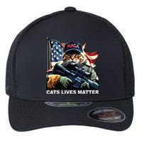 Cats Lives Matter Flexfit Unipanel Trucker Cap