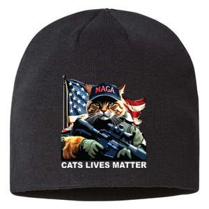 Cats Lives Matter Sustainable Beanie