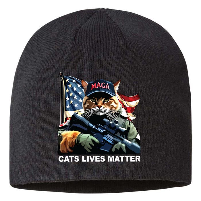 Cats Lives Matter Sustainable Beanie