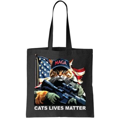 Cats Lives Matter Tote Bag