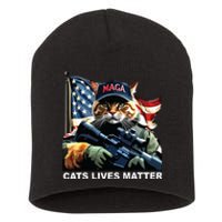 Cats Lives Matter Short Acrylic Beanie