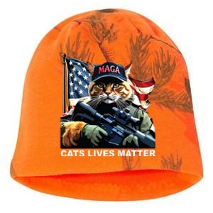 Cats Lives Matter Kati - Camo Knit Beanie