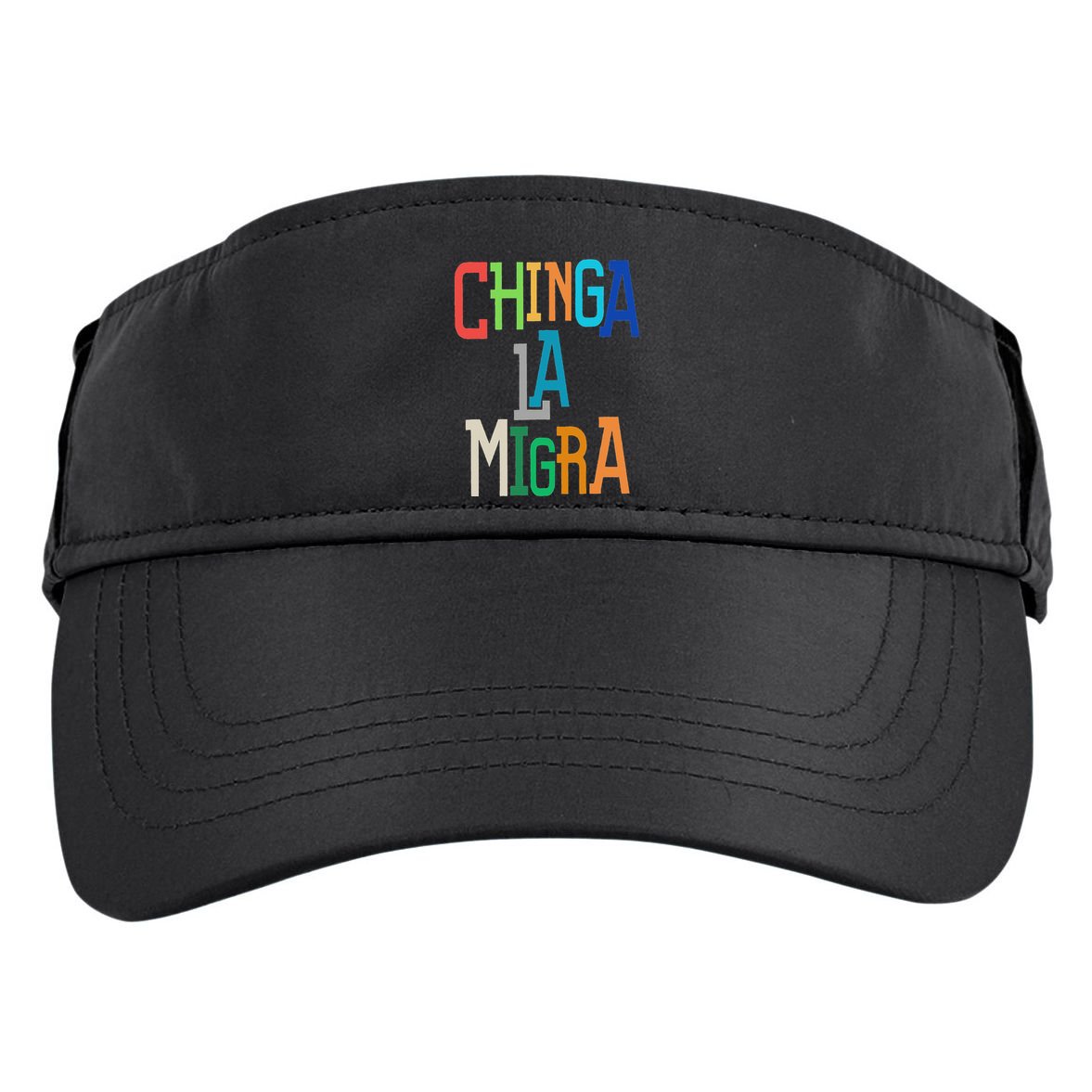 Chinga La Migra Bold Political Matching Adult Drive Performance Visor