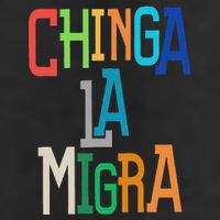 Chinga La Migra Bold Political Matching 15oz Campfire Ceramic Mug