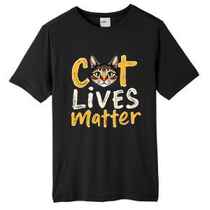 Cat Lives Matter Tall Fusion ChromaSoft Performance T-Shirt