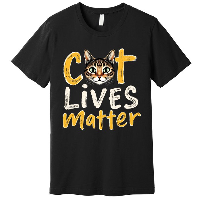 Cat Lives Matter Premium T-Shirt