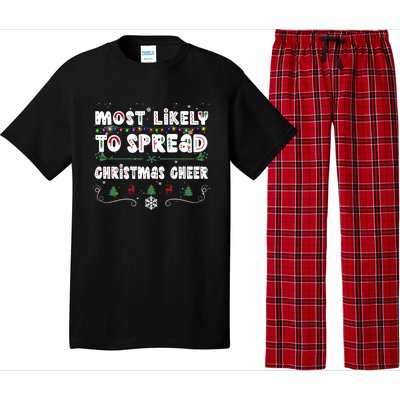 Christmas Lights Most Likely To Spread Christmas Cheer Gift Pajama Set