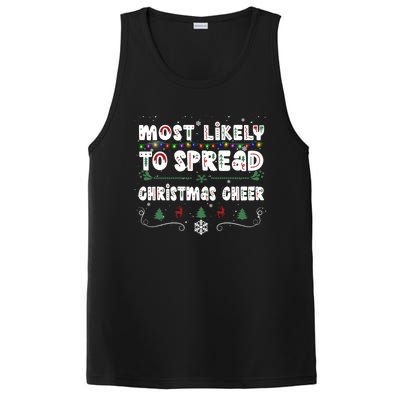 Christmas Lights Most Likely To Spread Christmas Cheer Gift PosiCharge Competitor Tank