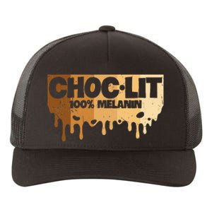 Choc Lit Melanin Queen African Afro Pride Black Historty Yupoong Adult 5-Panel Trucker Hat