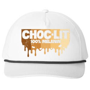 Choc Lit Melanin Queen African Afro Pride Black Historty Snapback Five-Panel Rope Hat