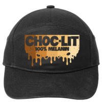 Choc Lit Melanin Queen African Afro Pride Black Historty 7-Panel Snapback Hat