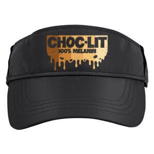 Choc Lit Melanin Queen African Afro Pride Black Historty Adult Drive Performance Visor