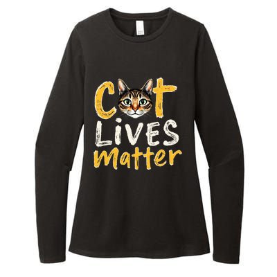 Cat Lives Matter Womens CVC Long Sleeve Shirt