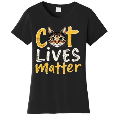 Cat Lives Matter Women's T-Shirt