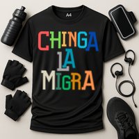 Chinga La Migra Ice Maga Republican Fascism Cooling Performance Crew T-Shirt