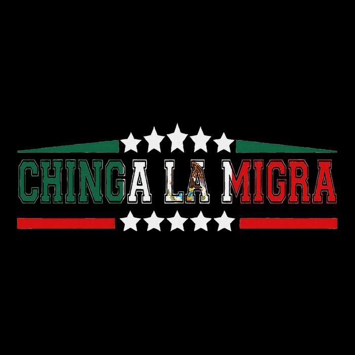 Chinga La Migra Mexico Flag Bandera Ice Immigration Policy Cooling Performance Crew T-Shirt